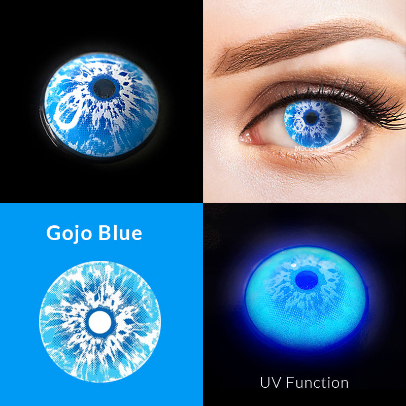 Jujutsu Kaisen Gojo Satoru Blue Contacts (UV Function)